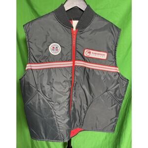 Vintage Northwest Airlines Employee Machinists Vest Size Large
